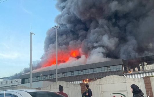 آتش سوزی کاله